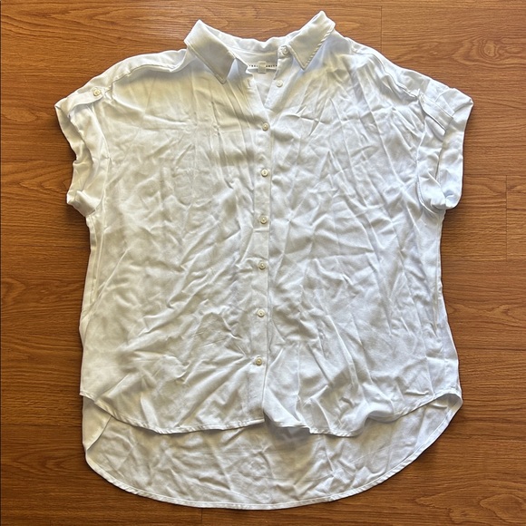 Jane and Delancey Tops - Jane and Delancey White Button-Down Shirt
